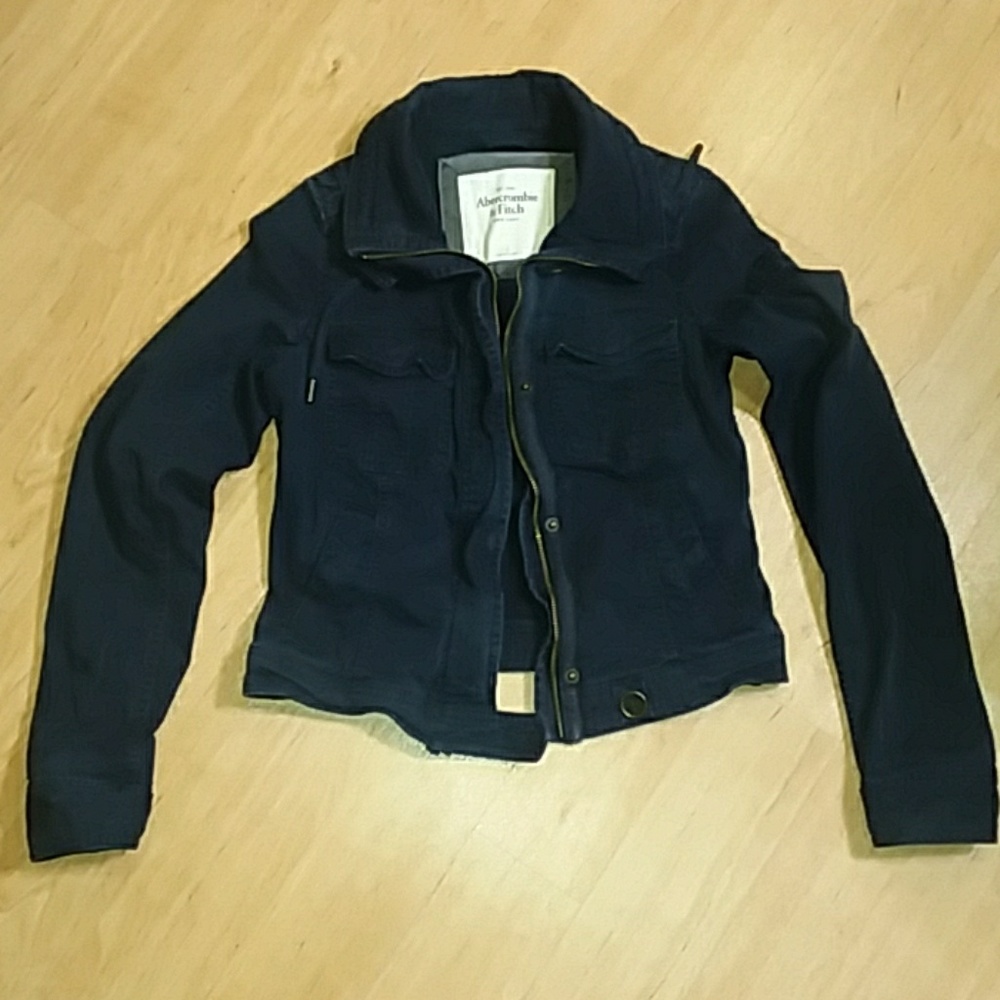 Navy blue Abercrombie & fitch jacket